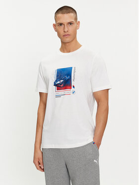 Puma Puma Футболка BMW MMS Car Graphic 624158 Білий Regular Fit