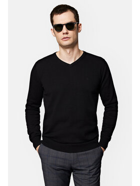 Lancerto Lancerto Sweter Anthony SW073223000044 Czarny Regular Fit