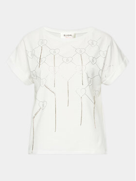 Blugirl Blumarine Blugirl Blumarine Тишърт RA3165-J5003 Бял Regular Fit