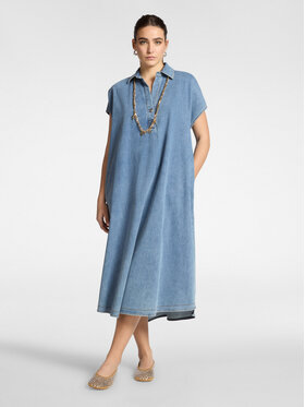 Elena Mirò Elena Mirò Abito da cocktail 7100E000316N024 Turchese A-Line Fit