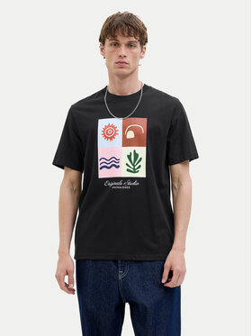 Jack&Jones Jack&Jones Тишърт Canggu 12277220 Черен Regular Fit