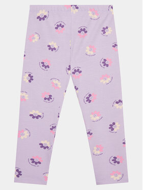 United Colors Of Benetton United Colors Of Benetton Legginsy 3Q0JGF03T Fioletowy Slim Fit