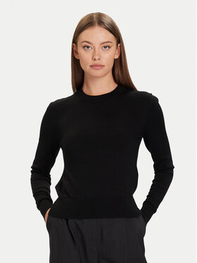 Calvin Klein Calvin Klein Sweter LV044D370G Czarny Regular Fit