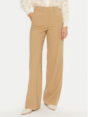 Marella Marella Pantaloni din material Galoppo 2423136162 Maro Wide Leg