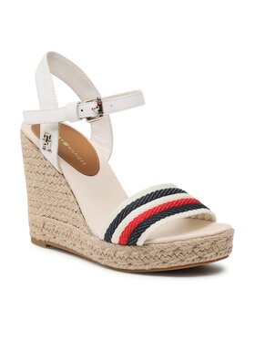 Tommy Hilfiger Tommy Hilfiger Espadrile Corporate Wedge FW0FW07086 Bela