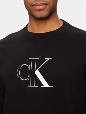 Calvin Klein Jeans Jopa Monologo J30J326034 Črna Regular Fit