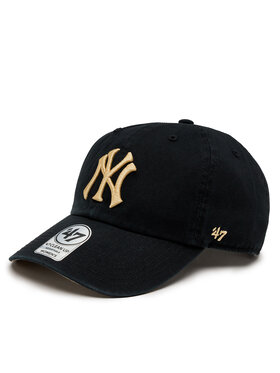 47 Brand 47 Brand Шапка с козирка MLB New York Yankees Bagheera Under 47 B-BGHUV17GWS-BKA Черен