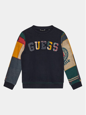 Guess Guess Felpa L4RQ02 KA6R3 Blu scuro Regular Fit