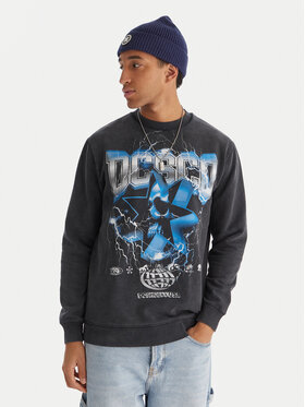 DC Shoes DC Shoes Bluza Skull Shock Crew EDYSF03251 Szary Regular Fit