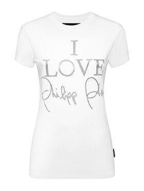 PHILIPP PLEIN PHILIPP PLEIN T-shirt 9447 Bianco Skin Tight Fit