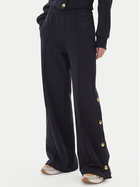 PINKO PINKO Teplákové kalhoty Pasticciato 105649 A2TC Tmavomodrá Regular Fit