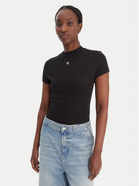Guess Guess Blusa W6RP99 KCNH2 Nero Regular Fit