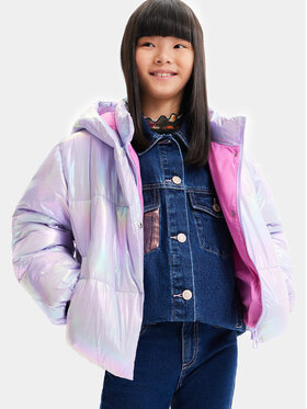 Desigual Desigual Geacă 23WGEW01 Violet Regular Fit