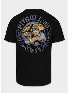 PITBULL PITBULL T-Shirt Koszulka męska DRIVING S Czarny Regular Fit