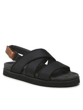 Tommy Hilfiger Tommy Hilfiger Sandále Mix Strappy Sandal FM0FM04611 Čierna