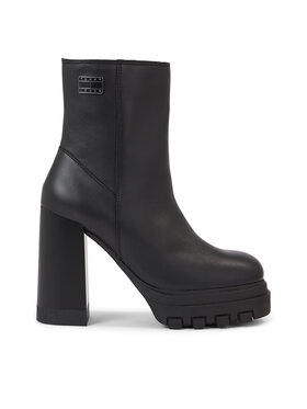 Tommy Jeans Tommy Jeans Polokozačky Tjw High Heel Ankle EN0EN02256 Černá