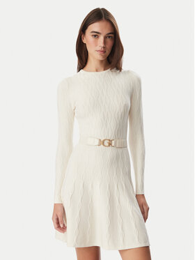 Guess Guess Трикотажна сукня W6BK64 Z1569 Кремовий Regular Fit