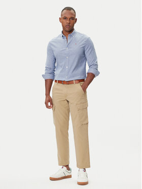 Tommy Jeans Tommy Jeans Marškiniai Oxford DM0DM09594 Mėlyna Slim Fit