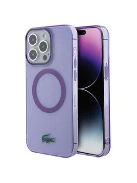 Lacoste Lacoste Etui na telefon Apple iPhone 15 Pro Max Fioletowy