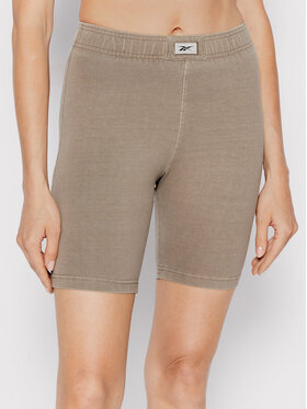 Reebok Reebok Спортивні шорти HN4395 Бежевий Slim Fit