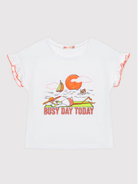 Billieblush Billieblush T-Shirt U15982 Biały Regular Fit