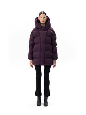 Tiffi Tiffi Kurtka damska PLAZA Bordowy Oversize
