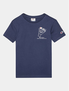 Champion Champion Футболка 306373 Cиній Regular Fit