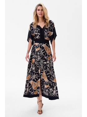 blue shadow blue shadow Sukienka Fumi Czarny Regular Fit