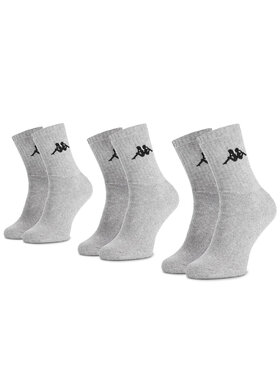Kappa Kappa 3 unisex augsto zeķu pāru komplekts 704304 Pelēks