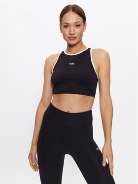 Vans Vans Top Longline Racerback Bralette VN00046A Czarny Regular Fit