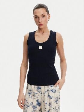 Fracomina Fracomina Top FP25ST2001J40101 Tamnoplava Slim Fit