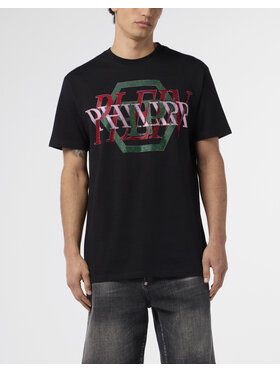 PHILIPP PLEIN PHILIPP PLEIN Tričko 29029 Čierna Regular Fit