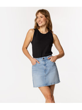 Lee Cooper Lee Cooper Spódnica jeansowa LUCKY 3120 Niebieski Regular Fit