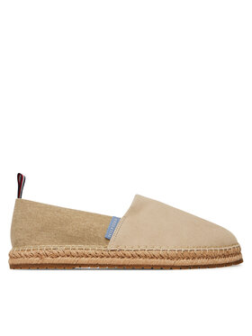 Tommy Hilfiger Tommy Hilfiger Espadrilky Hilfiger Flex Mix Espadrille FM0FM05497 Béžová
