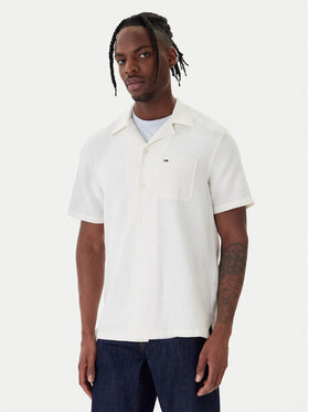 Tommy Jeans Tommy Jeans Hemd DM0DM23058 Écru Regular Fit