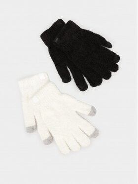 Skechers Skechers Rękawiczki FEATHER YARN GLOVE Czarny