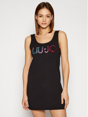 Liu Jo Beachwear Liu Jo Beachwear Φόρεμα καλοκαιρινό VA1060 J5003 Μαύρο Regular Fit