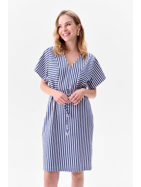 blue shadow blue shadow Sukienka Biba Granatowy Regular Fit