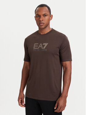 EA7 Emporio Armani EA7 Emporio Armani T-shirt 7M002239 AF13739 U6027 Marrone Regular Fit
