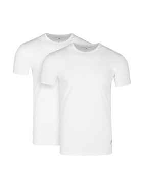 Volcano Volcano Komplet 2 t-shirtów T-CLONE Biały Regular Fit