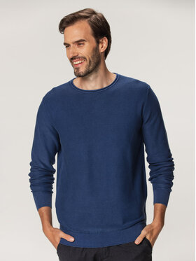 Willsoor Willsoor Sweter 66606 Niebieski Regular Fit
