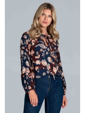 FIGL FIGL Bluzka M818 Kolorowy Regular Fit
