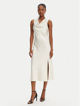Patrizia Pepe Patrizia Pepe Kokteiļkleita 2A2878/A563-B823 Écru Regular Fit