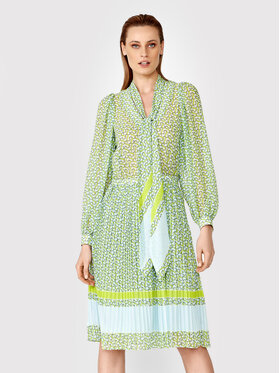 Simple Simple Robe de jour SUD005 Vert Regular Fit