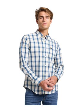Lee Lee Koszula 112363896 Niebieski Regular Fit
