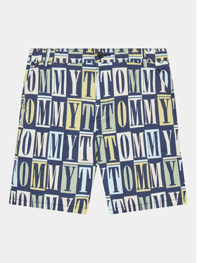 Tommy Hilfiger Tommy Hilfiger Bavlnené nohavice KB0KB08123 D Tmavomodrá Straight Fit