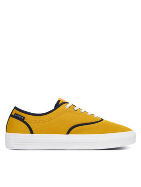 Tommy Hilfiger Tommy Hilfiger Гуменки Th Vulc Cup Long Lace Canvas FM0FM05874 Жълт