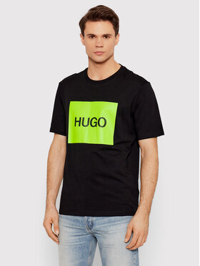 Hugo Hugo Тишърт Dulive 50463322 Черен Regular Fit