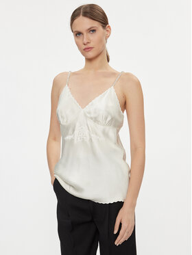 TWINSET TWINSET Marškinėliai 232TT2061 Écru Slim Fit