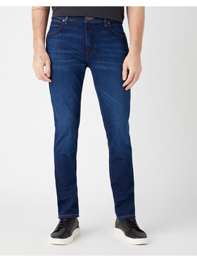 Wrangler Wrangler Jeansy 5401019546018 Niebieski Slim Fit